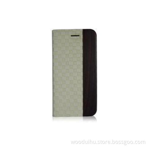 Luxury African Dois De Wood & White Faux Leather , Cool Boo